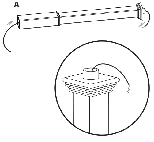 New England Arbors Burton Lamp Post - STEPFIVE