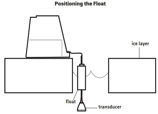 HUMMINBIRD 710211 Ice Fishing Transducer - Assembling the Transducer and Float
