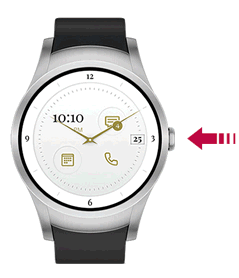 Power button with Menu