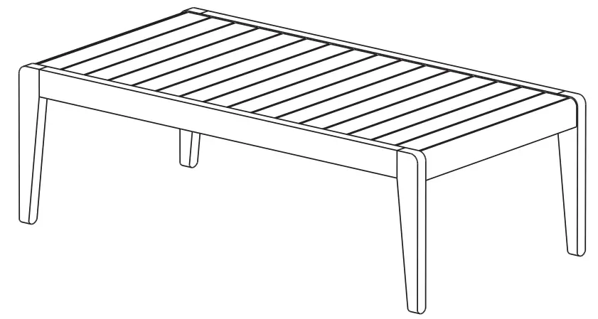 homestyles 5675-21 Outdoor Coffee Table