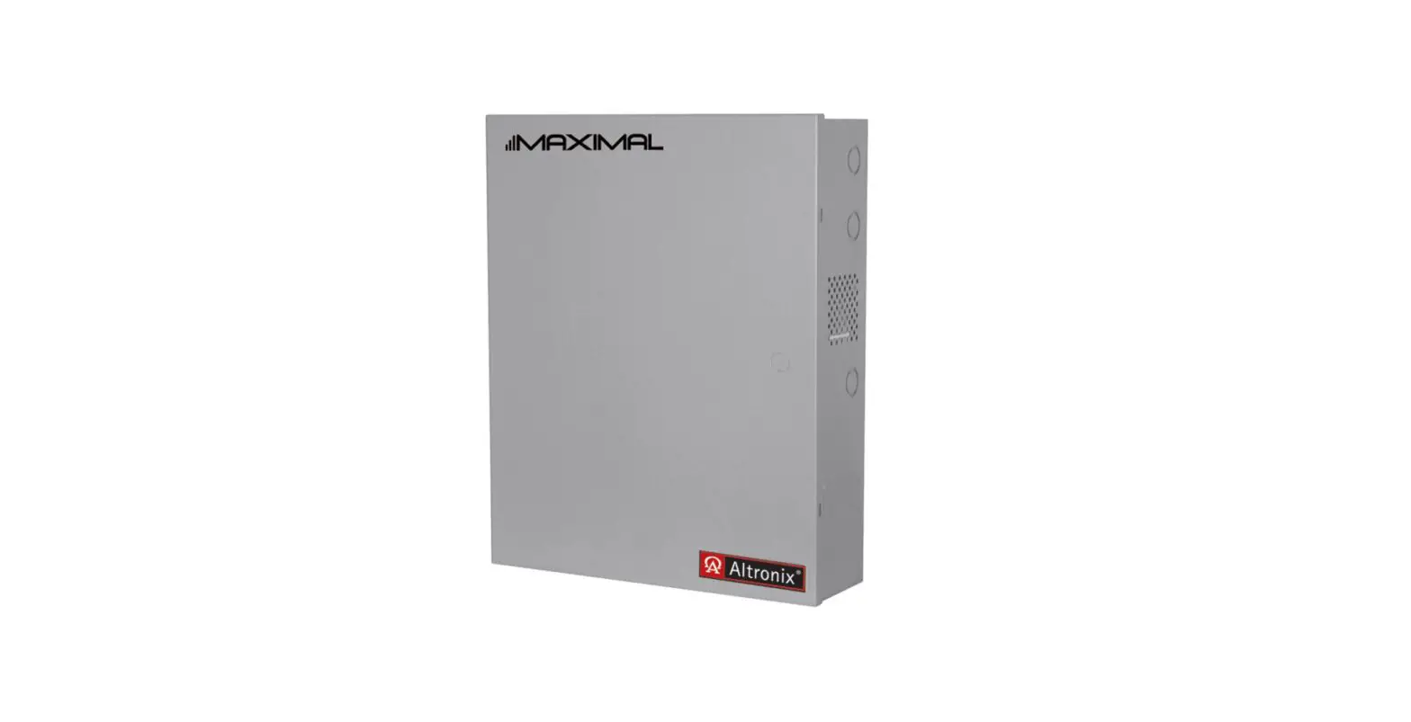 Altronix Maximal11fev Maximalfev Expandable Power Systems Installation Guide