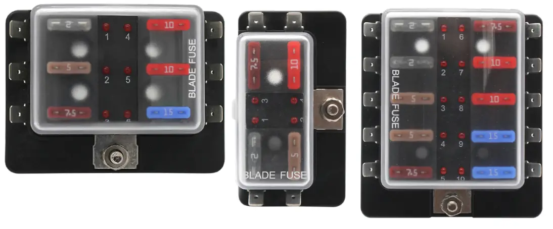 Littelfuse 880021 SD ATO Series Fuse Block with LED Indicators