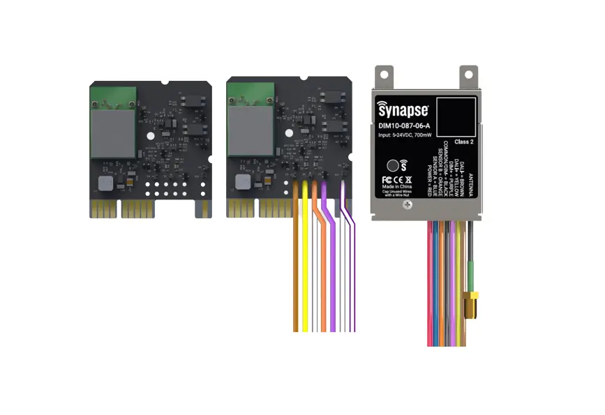 Synapse Dim10-087-06-fw Controller Cut Sheet Installation Guide
