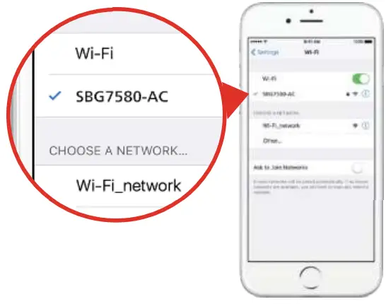 ARRIS SBG7580-AC Wi-Fi Cable Modem - Select the SBG7580