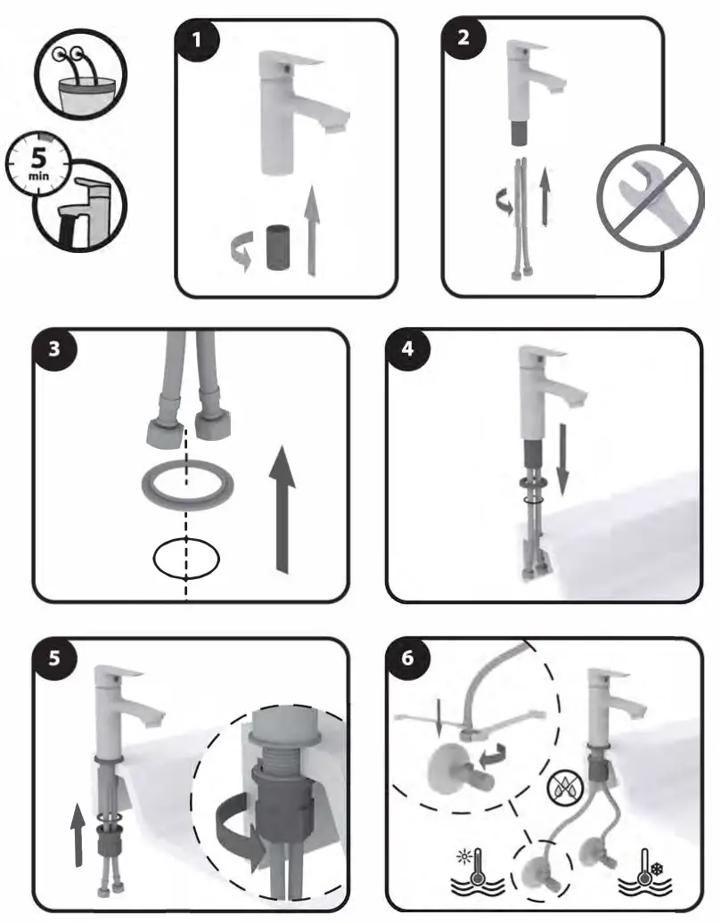 AQUATRIMO Mixer Taps-CLEANING5