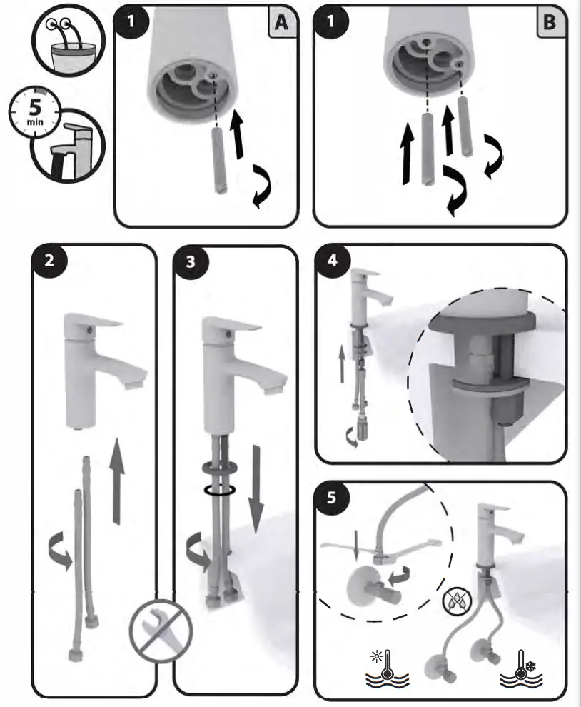 AQUATRIMO Mixer Taps-CLEANING6