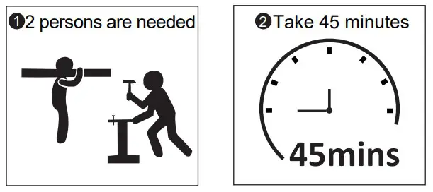 JAXPETY HG61R0934 Lift-up Top Rustic Grey Coffee Table (1)