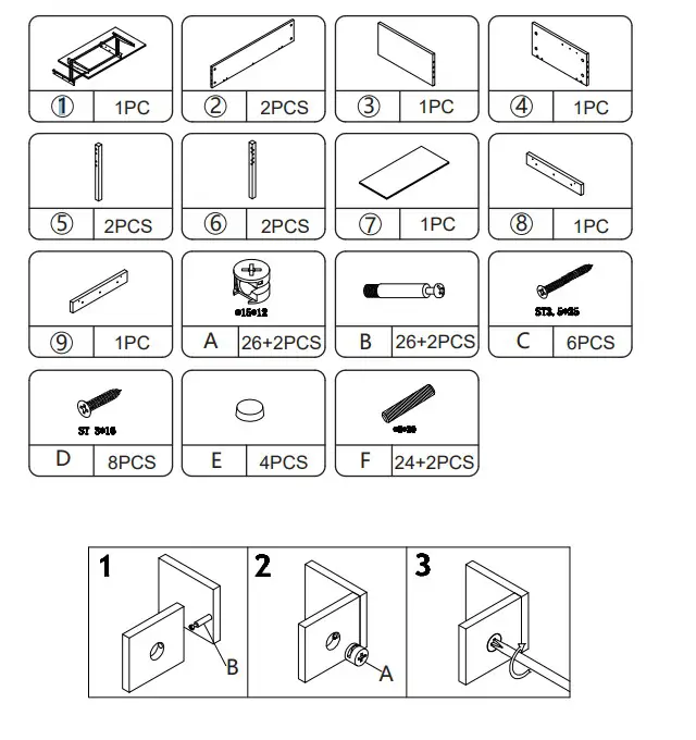 JAXPETY HG61R0934 Lift-up Top Rustic Grey Coffee Table (2)