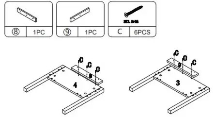 JAXPETY HG61R0934 Lift-up Top Rustic Grey Coffee Table (4)