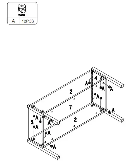 JAXPETY HG61R0934 Lift-up Top Rustic Grey Coffee Table (5)