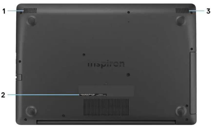 DELL Inspiron 3793 Laptop - Bottom