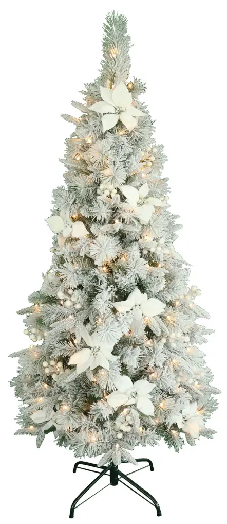 COSTWAY CM23531 Flocked Christmas Tree -