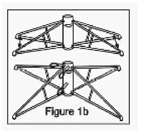 COSTWAY CM23531 Flocked Christmas Tree - base