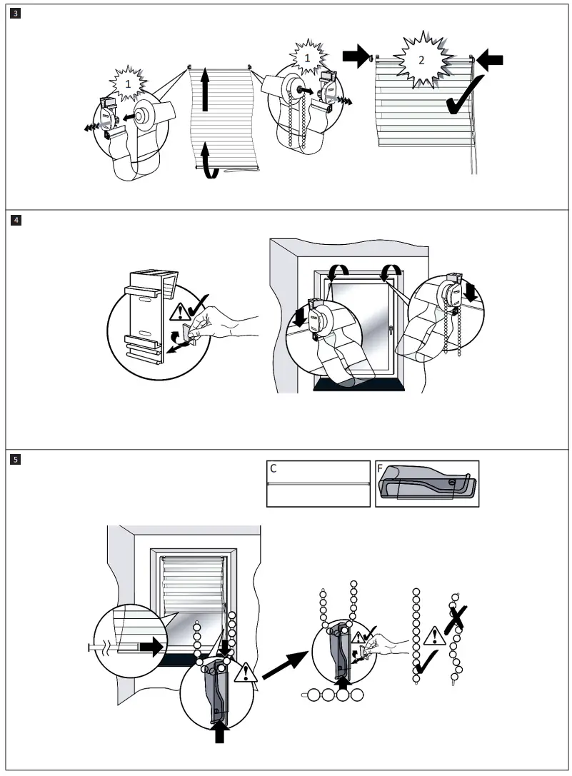 vidaXL Zebra Blind 40 x 100 cm White - fig 2