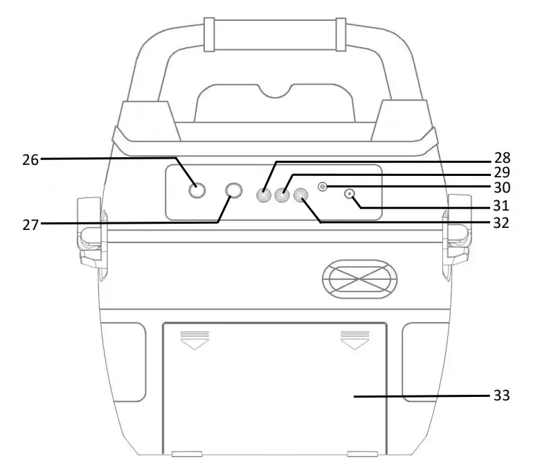 DAEWOO AVS1493GE Bluetooth Compact Karaoke Machine - Description3
