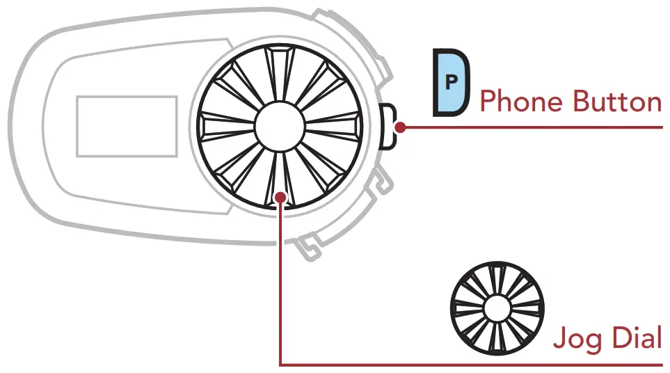SENA Motorcycle Bluetooth Communication System --Buttons