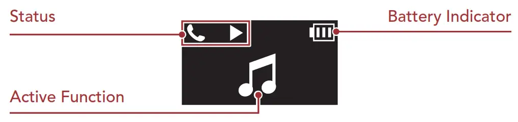 SENA Motorcycle Bluetooth Communication System -LCD Display