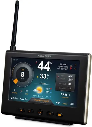 ACU-RITE High Resolution Weather Station Display 06088