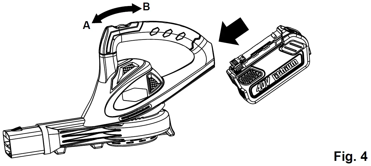 greenworks 40V Lithium-ion Cordless Blower 24252 know your blower 3