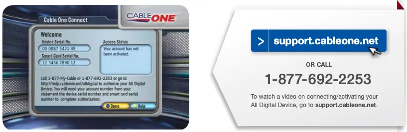 Activating the All Digital Device