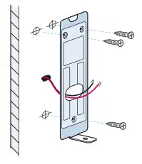 AMCREST AD110 Smart Home Video Doorbell Camera - Installing the Mounting Bracket 3