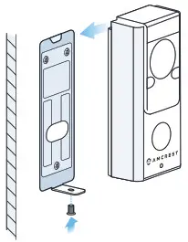 AMCREST AD110 Smart Home Video Doorbell Camera - Mounting the Doorbell 1