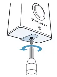 AMCREST AD110 Smart Home Video Doorbell Camera - Remove the Faceplate and Bracket 2