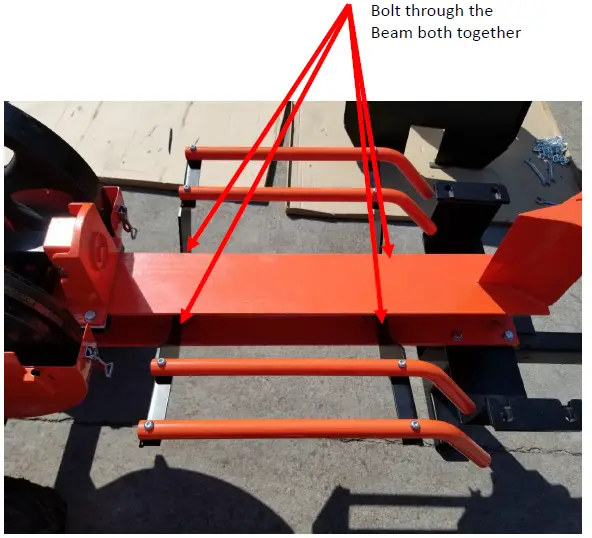 DK2 POWER 40 Ton Kinetic LOG Splitter OPS240 step 10