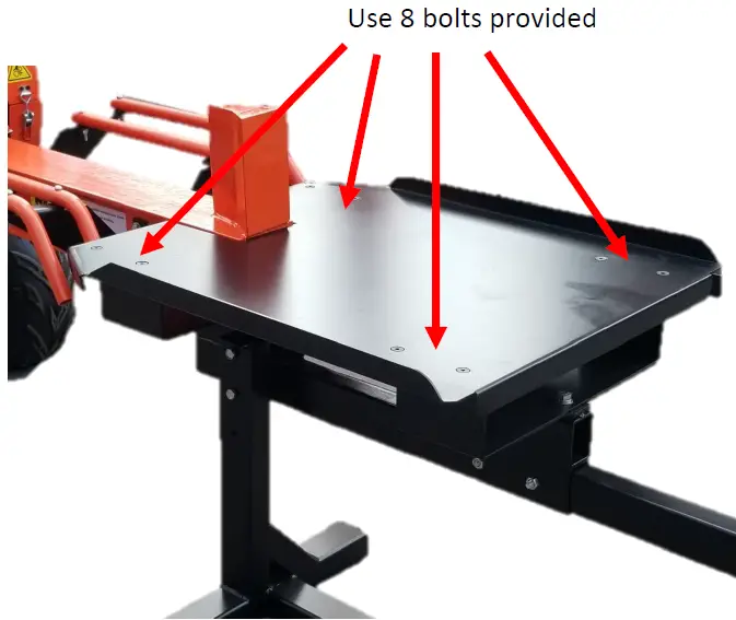 DK2 POWER 40 Ton Kinetic LOG Splitter OPS240 step 11