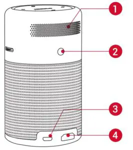 Anker Nebula Capsule Rear View
