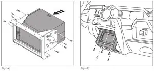MeTra MPS-RZR01 ISO DDIN radio provision--- DASH DISASSEMBL