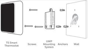 Honeywell RCHT8612WF T5+ Smart Thermostat Programmable Thermostat - Thermostat
