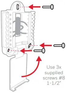 Honeywell RCHT8612WF T5+ Smart Thermostat Programmable Thermostat - door