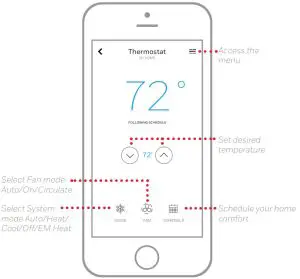 Honeywell RCHT8612WF T5+ Smart Thermostat Programmable Thermostat - r Honeywell Home App
