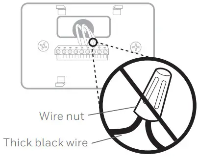 Honeywell RCHT8612WF T5+ Smart Thermostat Programmable Thermostat - wires