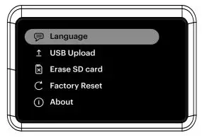 KODAK B0982P62PW REELZ Film Digitizer For 8mm & Super 8mm Film - MAIN MENU SETTINGS