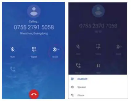 DAS-4 SL20 Smartwatch - Switching between phone calls