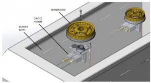 HESTAN AGBCK-NG AGBCK-LP GAS Conversion Kit - burner