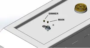 HESTAN AGBCK-NG AGBCK-LP GAS Conversion Kit - orifice