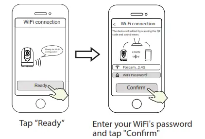 FOSCAM R3 Indoor 2K IP Security Camera - botton