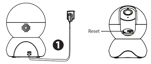 FOSCAM R3 Indoor 2K IP Security Camera - connetion