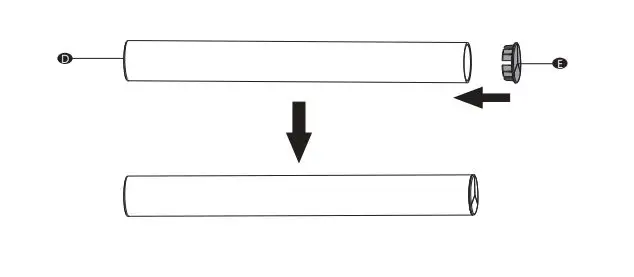Wali Single Monitor Desk Stand - Supplied Parts List step 1