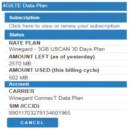WINEGARD WG01 LTE Wifi Router FIG 4
