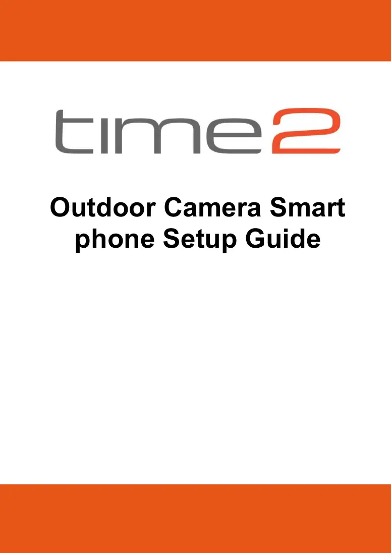 time2 HSIP2 Outdoor Camera PC User Guide