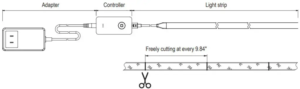 LOYCCO RGBCW5M Smart Full Color Light Strip - Product introduction