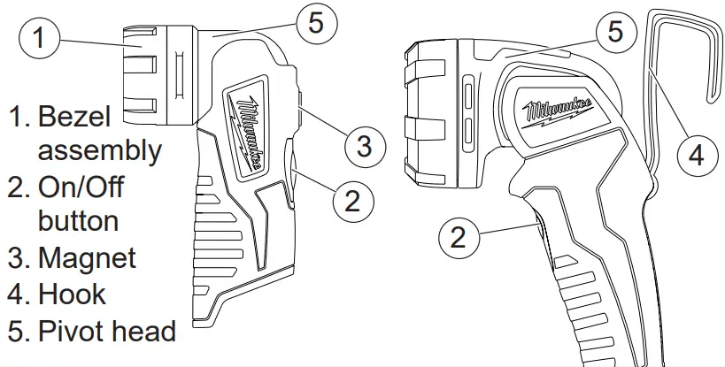 milwaukee M12 T LED Tourch without Battery and Charger-FUNCTIONAL