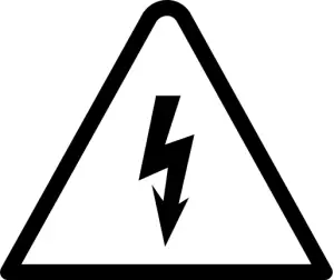 Electric Warning Icon