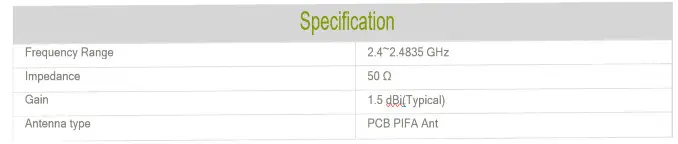 Shenzhen Rti Tek AYLAIQ10 Serial-to-Wireless Device Server - tabel 3
