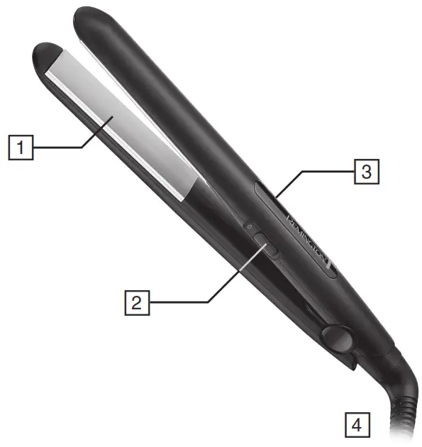 REMINGTON S1510 Ceramic Slim 220 Straightener - REMINGTON S1510 Ceramic Slim 220 Straightener
