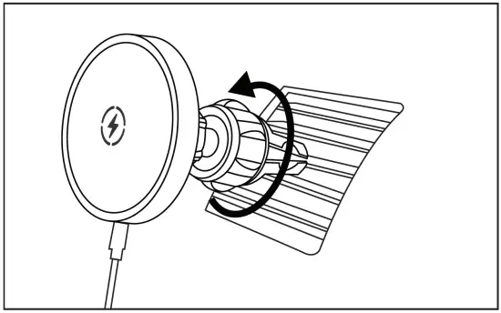 Shenzhen-Hengyehui-Technology-W11-Car-Wireless-Charger-Phone-Holder-Operation